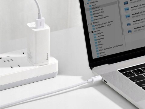 BASEUS Kabel USB do USB-C Superior Series, 66W, 1m (CATYS-02) Biały BASEUS Kabel USB do USB-C Superior Series, 66W, 1m (CATYS-02) Biały