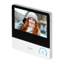 CETI Full HD, zestaw wideodomofonowy jednorodzinny, 4-żyłowy, 7", ekran dotykowy, Full HD, RFID