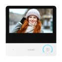 CETI Full HD, zestaw wideodomofonowy jednorodzinny, 4-żyłowy, 7", ekran dotykowy, Full HD, RFID