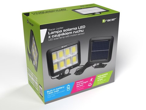 Lampa solarna LED z czujnikiem ruchu TRACER JUPITER Lampa solarna LED z czujnikiem ruchu TRACER JUPITER