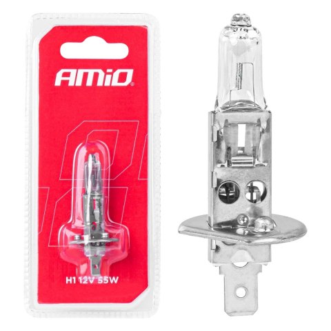 Żarówka halogenowa h1 12v 55w 1szt. blister amio-03358 Żarówka halogenowa h1 12v 55w 1szt. blister amio-03358