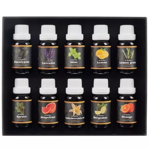 Olejek eteryczny- zestaw 10szt. 15ml Ruhhy 21938 Olejek eteryczny- zestaw 10szt. 15ml Ruhhy 21938