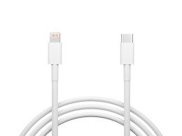 66-158# Przyłącze usb-c -iphone 1m białe woreczek