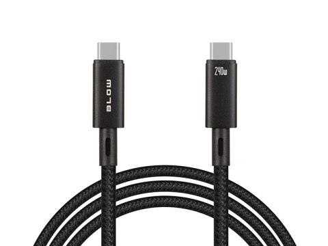 66-160# Przyłącze usb-c - usb-c 4.0 40gbps 240w 1,0m czarne plecionka 66-160# Przyłącze usb-c - usb-c 4.0 40gbps 240w 1,0m czarne plecionka
