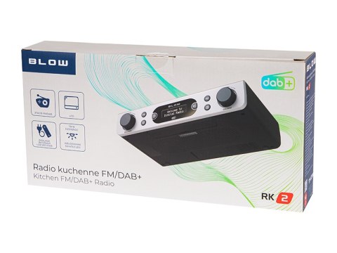 77-571# Radio kuchenne fm/dab+ blow rk2 srebrne 77-571# Radio kuchenne fm/dab+ blow rk2 srebrne