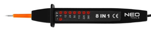 Wielofunkcyjny tester napięcia 8 w 1 AC/DC 6-380V Wielofunkcyjny tester napięcia 8 w 1 AC/DC 6-380V
