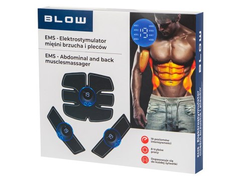 44-343# Masażer elektrostymulator ems mięśni brzucha nóg rąk i całego ciała 44-343# Masażer elektrostymulator ems mięśni brzucha nóg rąk i całego ciała