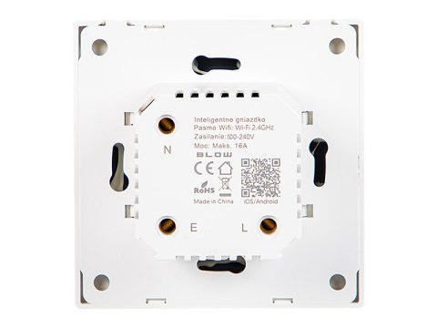 72-086# Inteligentne gniazdko podtynkowe wifi sterowane tuya 72-086# Inteligentne gniazdko podtynkowe wifi sterowane tuya