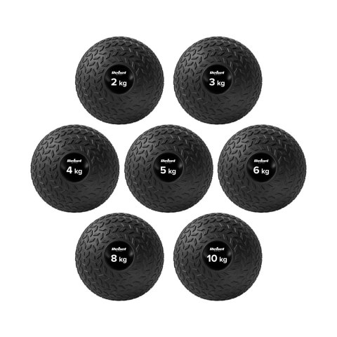 Mała piłka lekarska do ćwiczeń rehabilitacyjna Slam Ball 23cm 2kg, REBEL ACTIVE Mała piłka lekarska do ćwiczeń rehabilitacyjna Slam Ball 23cm 2kg, REBEL ACTIVE