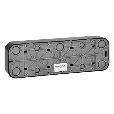 Gniazdo poczwórne ToDo 2P+Z Schuko IP20, 16A, 230V AC, czarny, 8 sztuk Gniazdo poczwórne ToDo 2P+Z Schuko IP20, 16A, 230V AC, czarny, 8 sztuk
