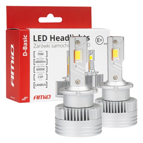 Żarówki żarniki led seria d-basic d4s d4r 6000k canbus amio-03629 Żarówki żarniki led seria d-basic d4s d4r 6000k canbus amio-03629