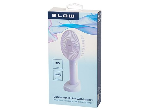 44-504# Wentylator podręczny usb z akumulatorem biały 44-504# Wentylator podręczny usb z akumulatorem biały