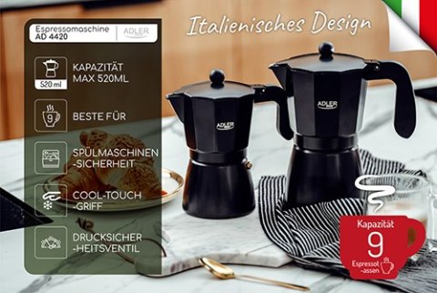 AD 4420 Kawiarka ? zaparzacz do kawy espresso - 520ml AD 4420 Kawiarka ? zaparzacz do kawy espresso - 520ml