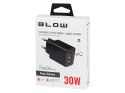 76-018# Ładowarka sieciowa gniazdo usbx2 + usb-c qc 30w