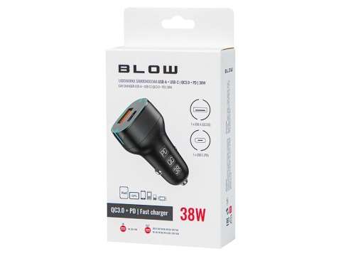 75-778# Ładowarka samochodowa gn.usb+usb-c 38w g38b 75-778# Ładowarka samochodowa gn.usb+usb-c 38w g38b