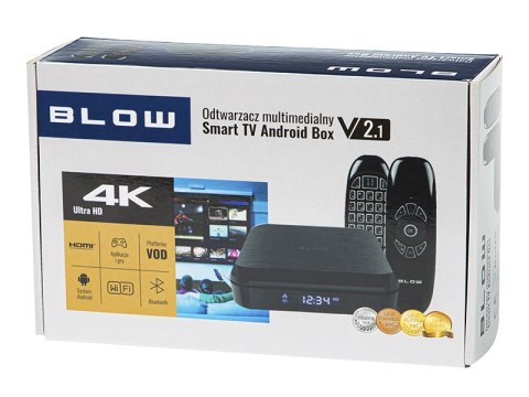 77-306# Android tv box blow bluetooth v2.1 pilot smart z klawiaturą 77-306# Android tv box blow bluetooth v2.1 pilot smart z klawiaturą