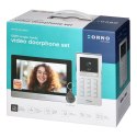 GAYD, zestaw wideodomofonowy jednorodzinny, 2-żyłowy, 8", Wi-Fi, ekran dotykowy, 2MP Full HD, RFID, szyfrator