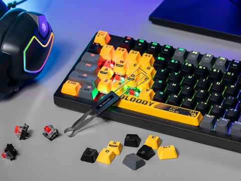 Klawiatura mechaniczna A4TECH BLOODY S98 USB Sports Lime (BLMS Red Plus Switches) Klawiatura mechaniczna A4TECH BLOODY S98 USB Sports Lime (BLMS Red Plus Switches)