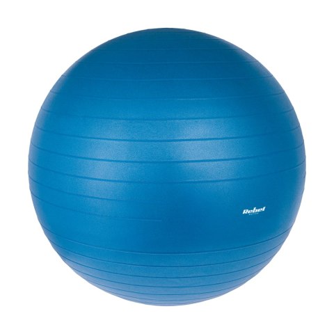 Piłka gimnastyczna rehabilitacyjna 75cm z pompką ręczną, kolor niebieski , REBEL ACTIVE Piłka gimnastyczna rehabilitacyjna 75cm z pompką ręczną, kolor niebieski , REBEL ACTIVE