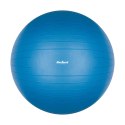 Piłka gimnastyczna rehabilitacyjna 75cm z pompką ręczną, kolor niebieski , REBEL ACTIVE