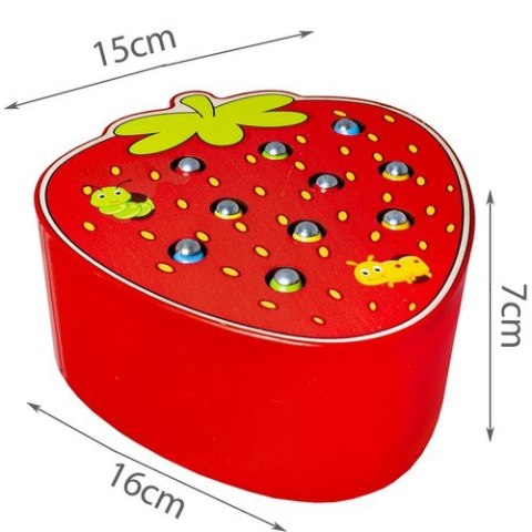 Gra drewniana truskawka 22411 Gra drewniana truskawka 22411