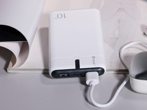 Power bank TRACER EnerGo 10000mAh white/black Power bank TRACER EnerGo 10000mAh white/black