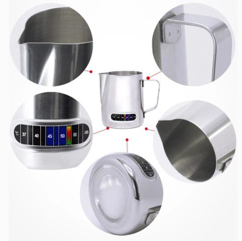 AG514E Kubek do spieniania 350ml termometr AG514E Kubek do spieniania 350ml termometr