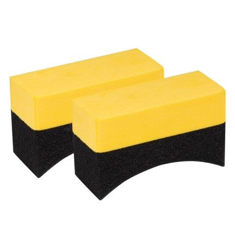 Gąbka aplikator do opon samochodowych zestaw 2 szt. amio-04018 Gąbka aplikator do opon samochodowych zestaw 2 szt. amio-04018