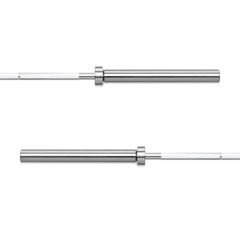 Gryf olimpijski prosty 50 mm z łożyskami, sztanga olimpijska z łożyskami 220cm 20kg REBEL ACTIVE Gryf olimpijski prosty 50 mm z łożyskami, sztanga olimpijska z łożyskami 220cm 20kg REBEL ACTIVE