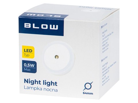 44-283# Lampka nocna led z czujnikiem zmierzchu różowa 44-283# Lampka nocna led z czujnikiem zmierzchu różowa