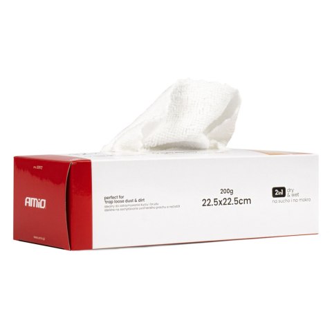 Chusteczki ściereczki z mikrofibry pudełko zestaw 12 szt. 22,5x22,5 cm 200g amio-03972 Chusteczki ściereczki z mikrofibry pudełko zestaw 12 szt. 22,5x22,5 cm 200g amio-03972