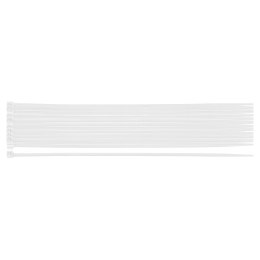 Opaski zaciskowe EXTREME 2.5 × 200 mm, białe, 20 szt.