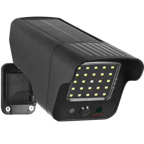 Solarna atrapa kamery, migająca dioda, czujnik ruchu, oświetlenie LED, naklejka gratis, SOL1803S Solarna atrapa kamery, migająca dioda, czujnik ruchu, oświetlenie LED, naklejka gratis, SOL1803S