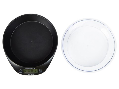 44-096# Waga kuchenna ks206 z miską 0,7l 5kg 44-096# Waga kuchenna ks206 z miską 0,7l 5kg