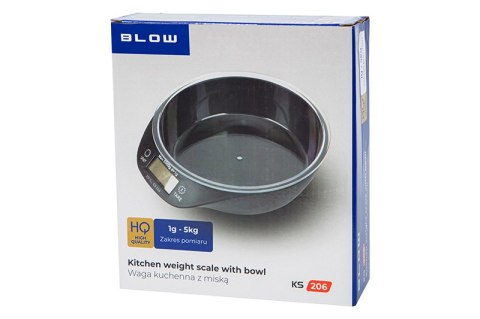 44-096# Waga kuchenna ks206 z miską 0,7l 5kg 44-096# Waga kuchenna ks206 z miską 0,7l 5kg