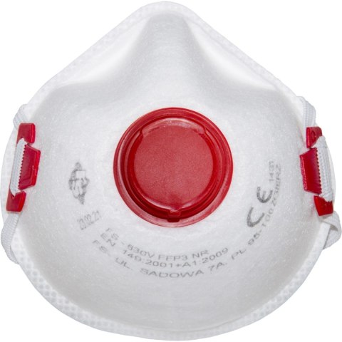 Półmaska filtrująca fs-630v ffp3 nr , kpl 3 szt (zaworek),ce Półmaska filtrująca fs-630v ffp3 nr , kpl 3 szt (zaworek),ce