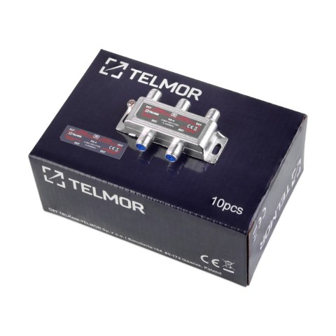 RS-4 SPLITTER 4X 2.4G DC TELMOR RS-4 SPLITTER 4X 2.4G DC TELMOR