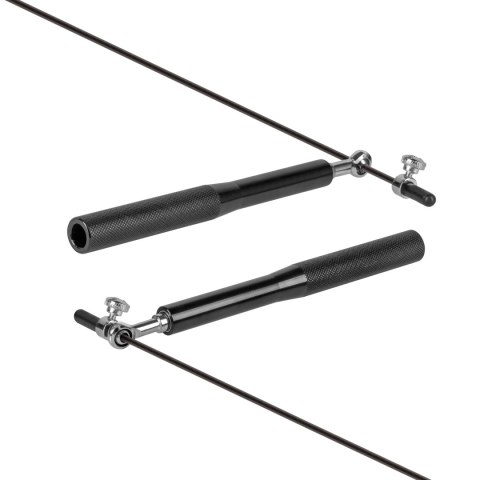 Skakanka bokserska aluminiowa z matalowym łożyskiem 3m regulowana, REBEL ACTIVE Skakanka bokserska aluminiowa z matalowym łożyskiem 3m regulowana, REBEL ACTIVE