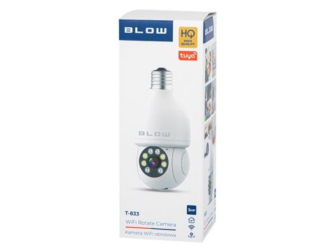 78-653# Kamera blow wifi tuya 3mp żarówka t-833 obrotowa ptz 78-653# Kamera blow wifi tuya 3mp żarówka t-833 obrotowa ptz