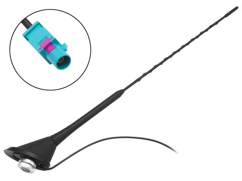 22-649# Antena samochodowa do vw group fakra maszt 40 cm pasywna 22-649# Antena samochodowa do vw group fakra maszt 40 cm pasywna