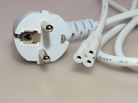Kabel zasilający z wtyczką do świetlówek led t5 o długości 150cm Kabel zasilający z wtyczką do świetlówek led t5 o długości 150cm