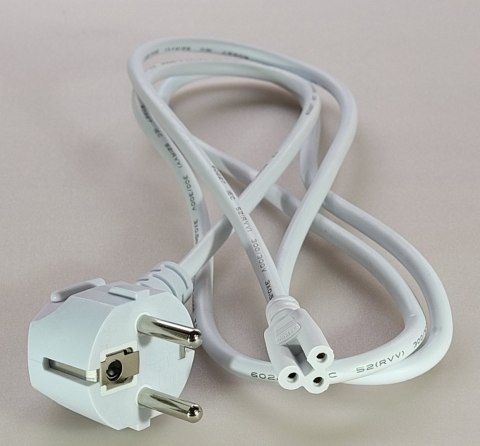 Kabel zasilający z wtyczką do świetlówek led t5 o długości 150cm Kabel zasilający z wtyczką do świetlówek led t5 o długości 150cm