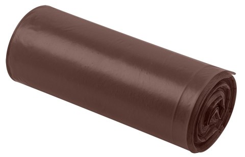 Worki na odpady 120 L, brązowe, 35 mic, 10 szt. Worki na odpady 120 L, brązowe, 35 mic, 10 szt.