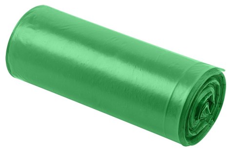 Worki na odpady 120 L, zielone z taśmą, 40 mic, 10 szt. Worki na odpady 120 L, zielone z taśmą, 40 mic, 10 szt.
