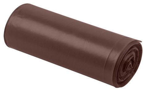Worki na odpady 60 L, brązowe, 35 mic, 10 szt. Worki na odpady 60 L, brązowe, 35 mic, 10 szt.