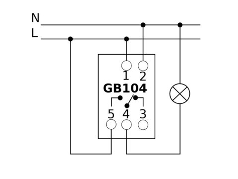 GB104 Włącznik czasowy - timer cyfrowy na szynę DIN GreenBlue GB104 Włącznik czasowy - timer cyfrowy na szynę DIN GreenBlue