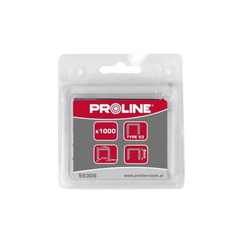 55312 Zszywki hartowane typ 53, 12mm, Proline 55312 Zszywki hartowane typ 53, 12mm, Proline