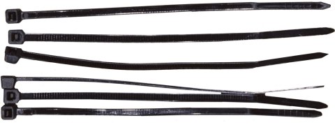 59230C Opaski zaciskowe 3,6x300 mm czarne 100 sztuk, Mega 59230C Opaski zaciskowe 3,6x300 mm czarne 100 sztuk, Mega