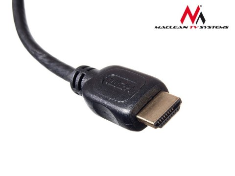 MCTV-636 Przewód HDMI-HDMI v1.4 2 m A-A polybag Maclean MCTV-636 Przewód HDMI-HDMI v1.4 2 m A-A polybag Maclean