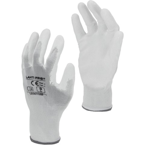 L230107W Rękawice powlekane poliuretanem [L230107P], 12 par, "7", CE, LahtiPro